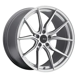 ADVANTI RACING 80S HYBRIS 19X8.5 SILVER WITH MACHINED FACE